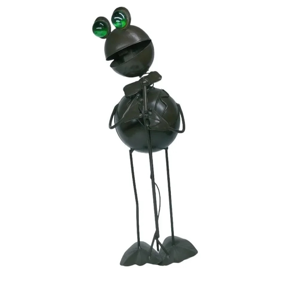 Freestanding Metal Craft Singing Frog